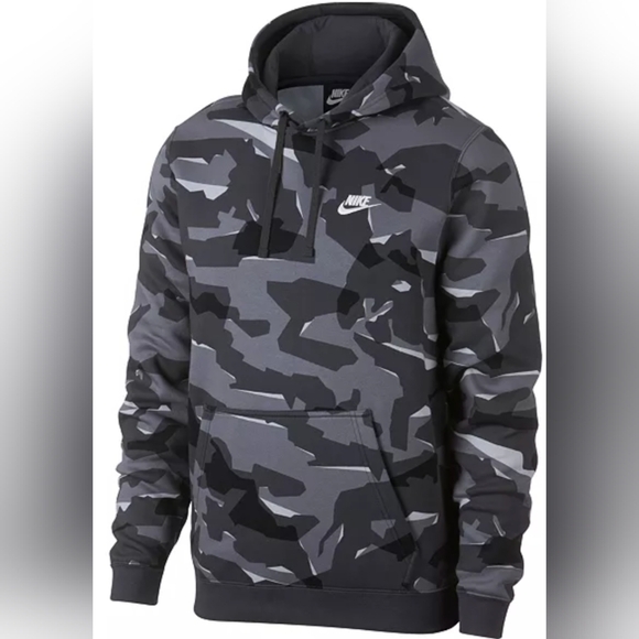 Nike Other - Nike Sportswear Camo-Print Fleece Hoodie Sweatshirt Size S Used Exc MSRP $65